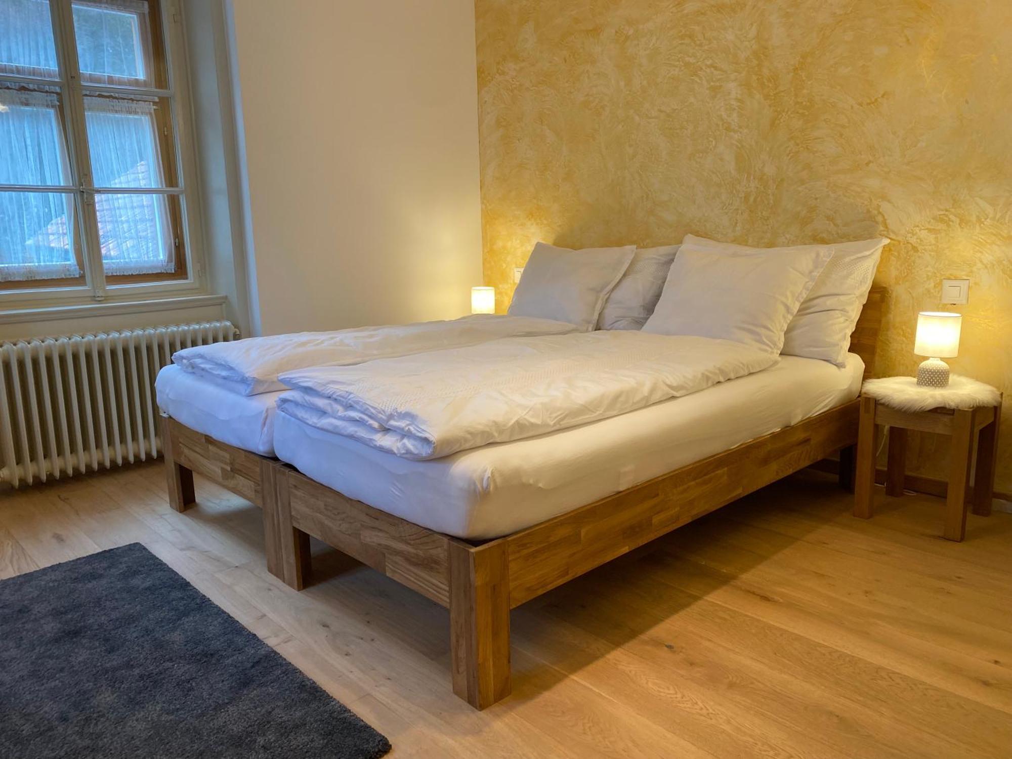Haus La Punt, Savognin Lejlighed Rona Værelse billede