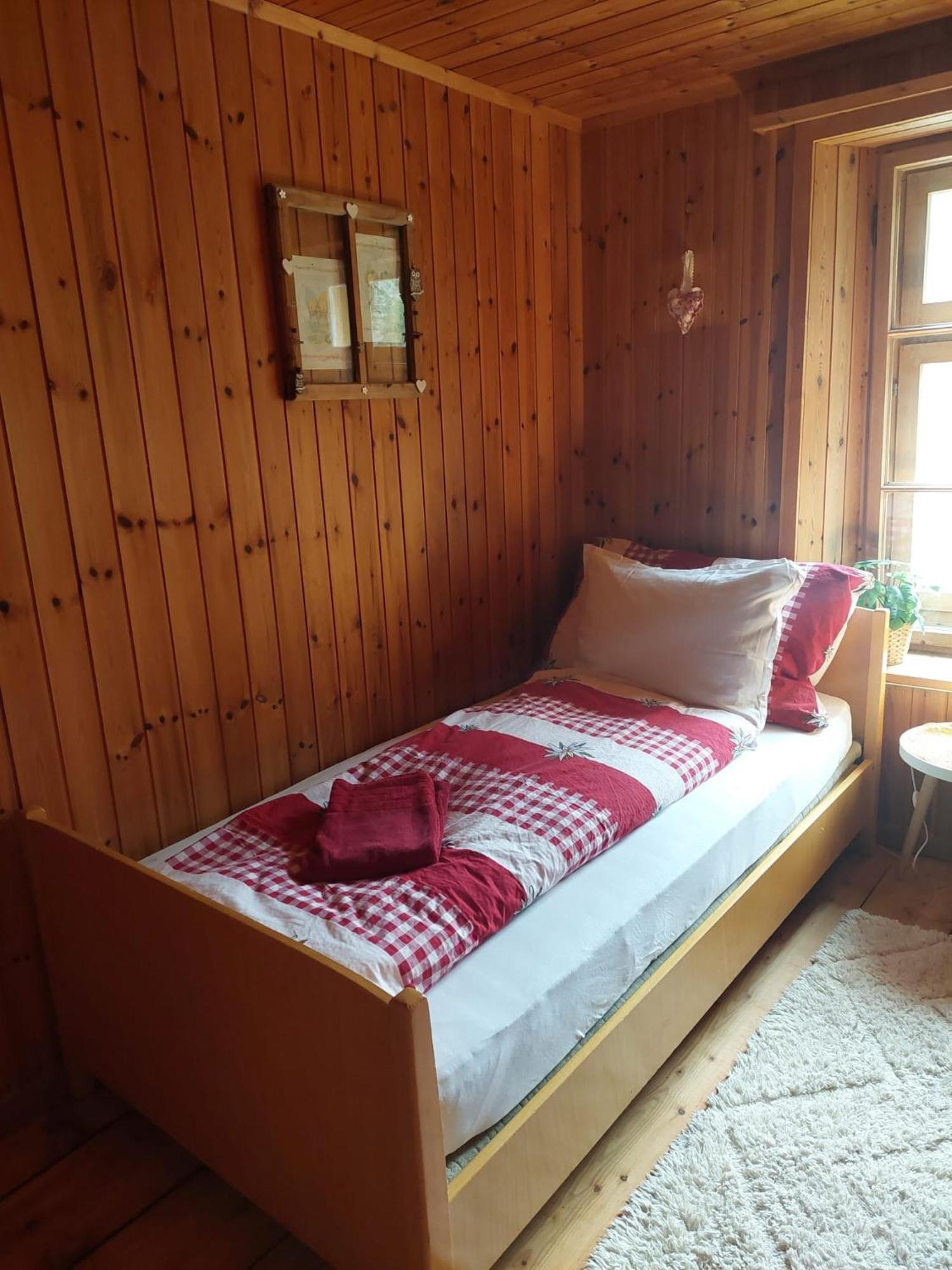 Haus La Punt, Savognin Lejlighed Rona Værelse billede