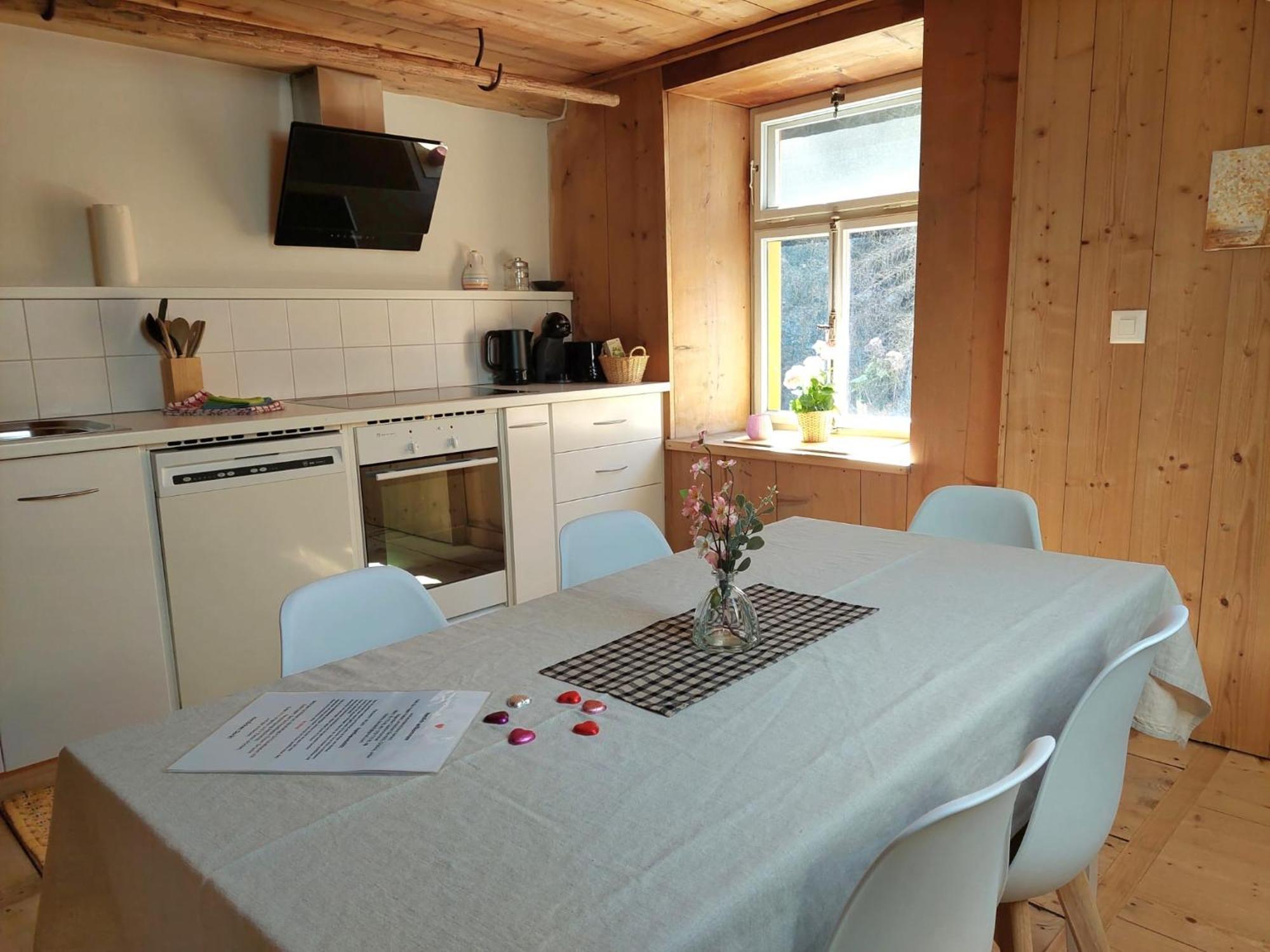 Haus La Punt, Savognin Lejlighed Rona Værelse billede